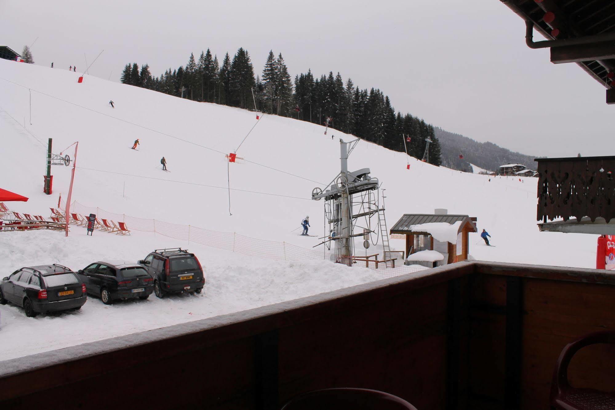 Chalet Hôtel Aiguille Blanche Logis Les Gets Exterior foto