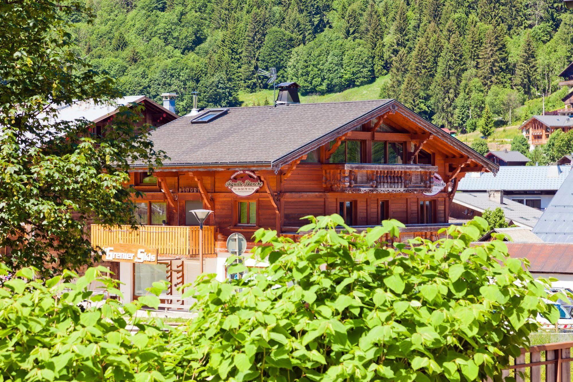 Chalet Hôtel Aiguille Blanche Logis Les Gets Exterior foto