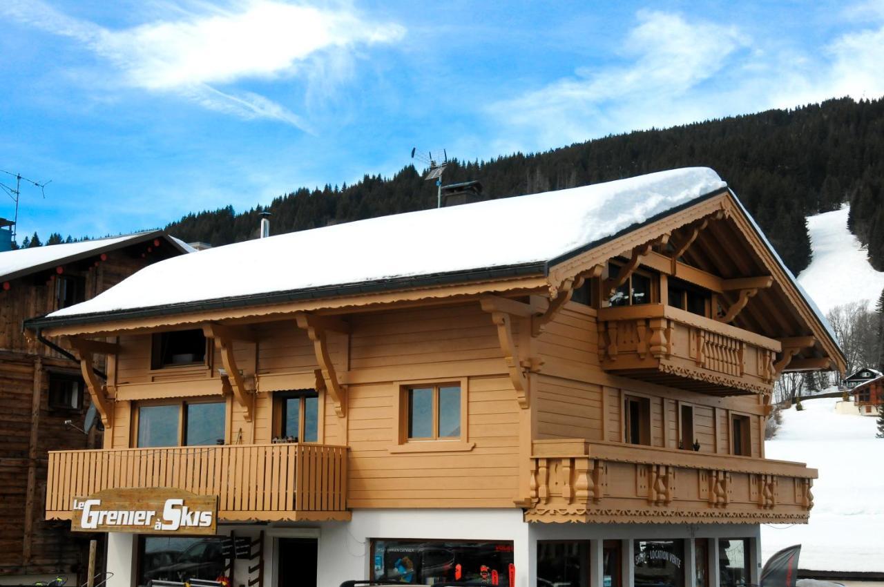 Chalet Hôtel Aiguille Blanche Logis Les Gets Exterior foto